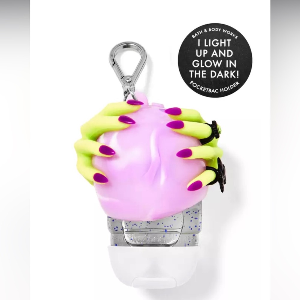 Bath and Body Works Led Crystal Ball sanitizer holder.